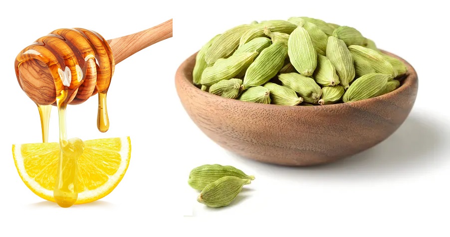 शहद, नींबू और इलायची