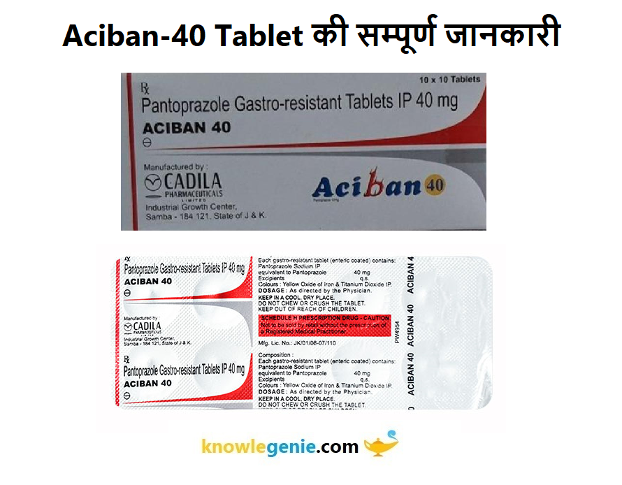 Aciban-40 Tablet की सम्पूर्ण जानकारी