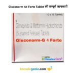 Gluconorm G4 Forte Tablet की सम्पूर्ण जानकारी